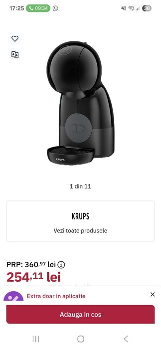 Vand Aparat cafea dolce gusto