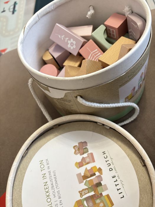 Set constructie din lemn Little Dutch