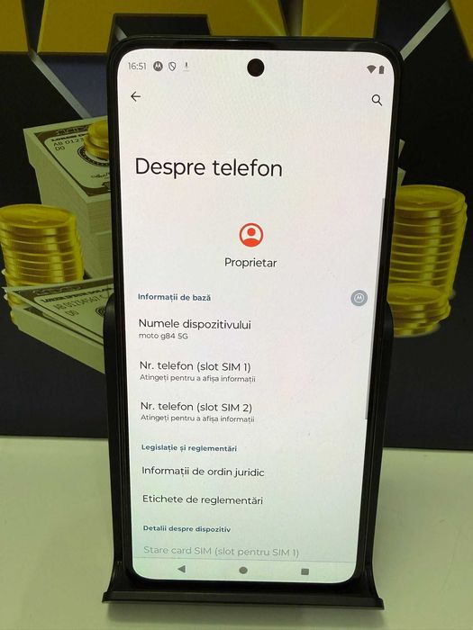 Motorola G84 5G 256Gb Duos Blue AGP Amanet Cod 3146