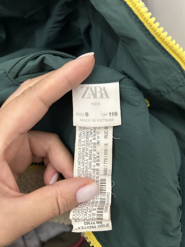 Детская куртка Zara двусторонняя