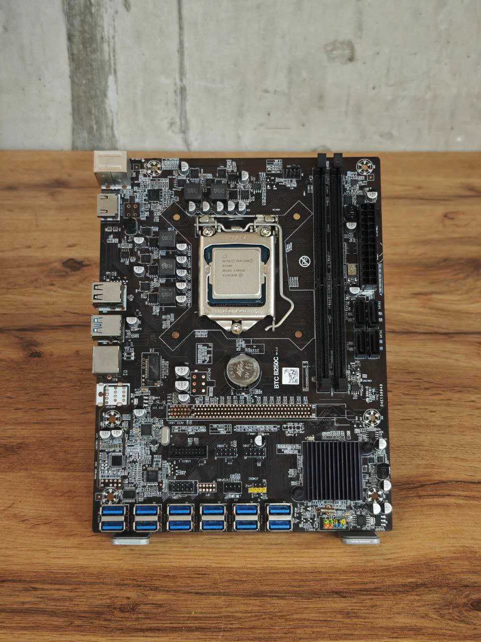 Материнскую плата BTC B250C  LGA1151  DDR4