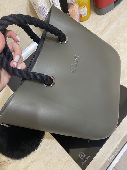 Оригинална сива чанта O bag