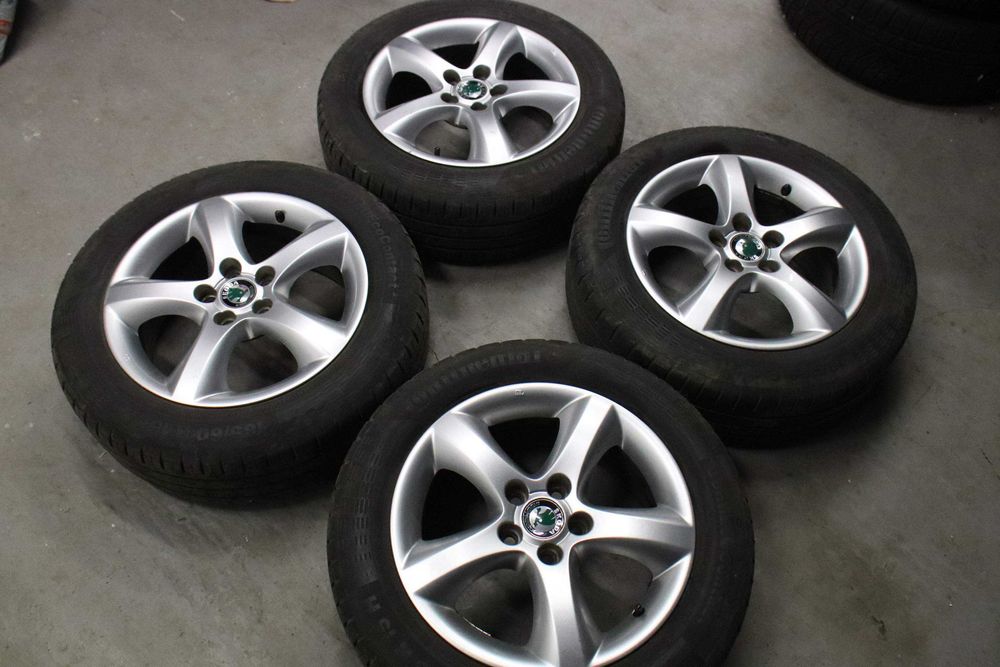 Jante originale Skoda Fabia Rapid VW Polo Seat Ibiza 15 inch 5x100
