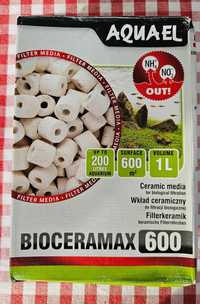 Material filtrant Bioceramax Pro 600, Aquael, 1 l, Alb