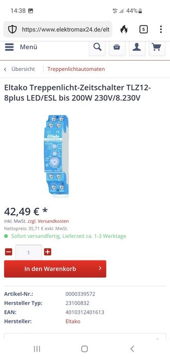 temporizator scara releu