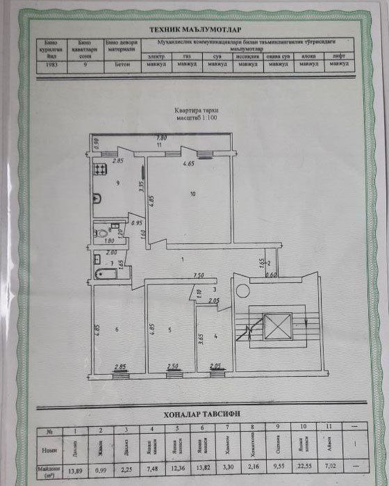 Метро Ойбек 4/8/9 квартира Мирабадский