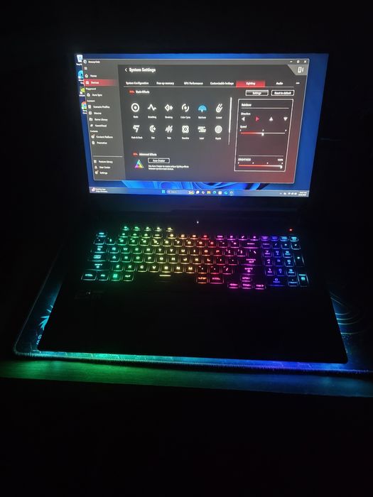 Laptop gaming Asus Rog Strix g17/ryzen 9/rtx3070ti/32gb RAM/2k/+cadou