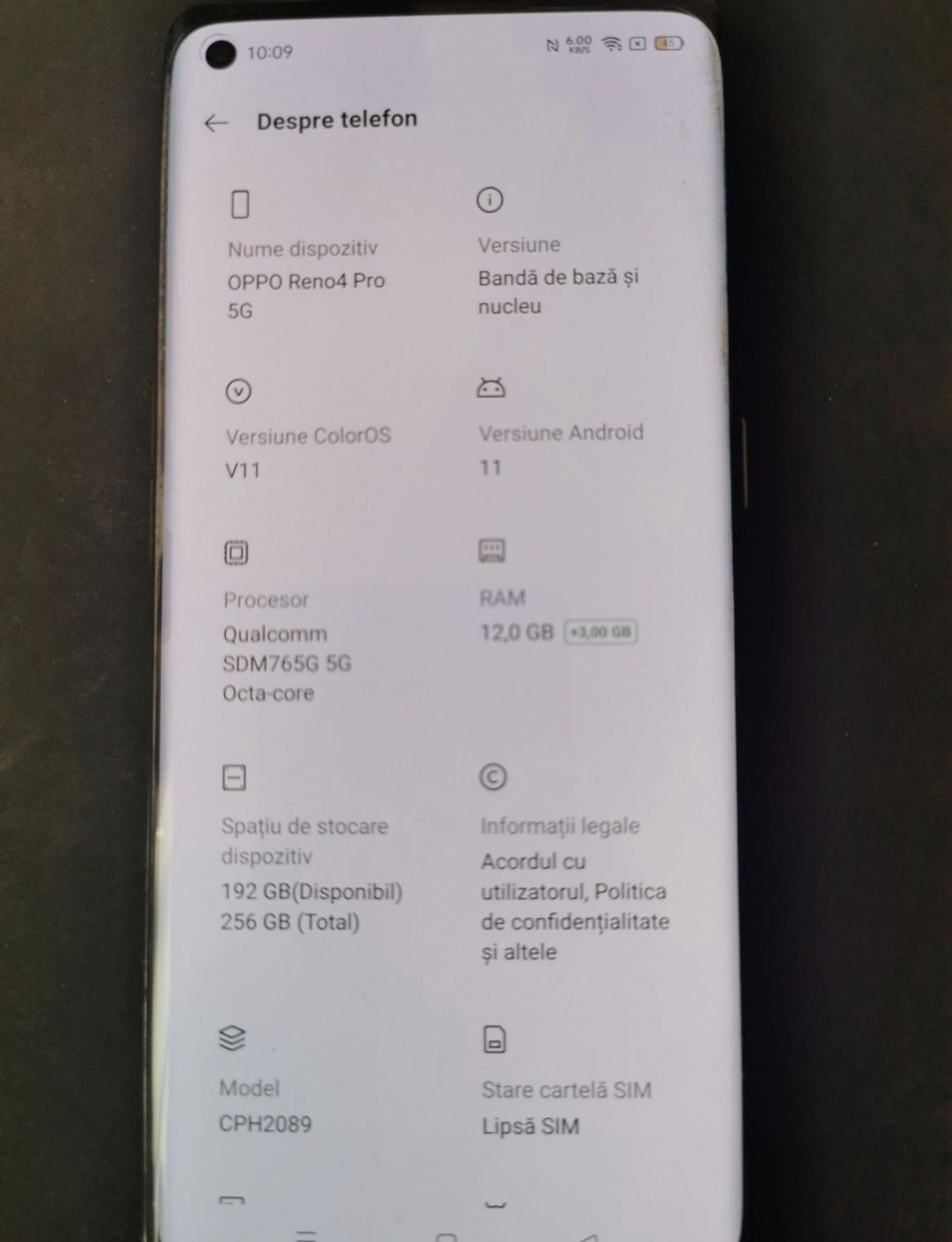 Telefon Oppo Reno4 pro