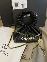 Топ модел дамска чантичка Chanel изц. телешка кожа НАЛИЧНА