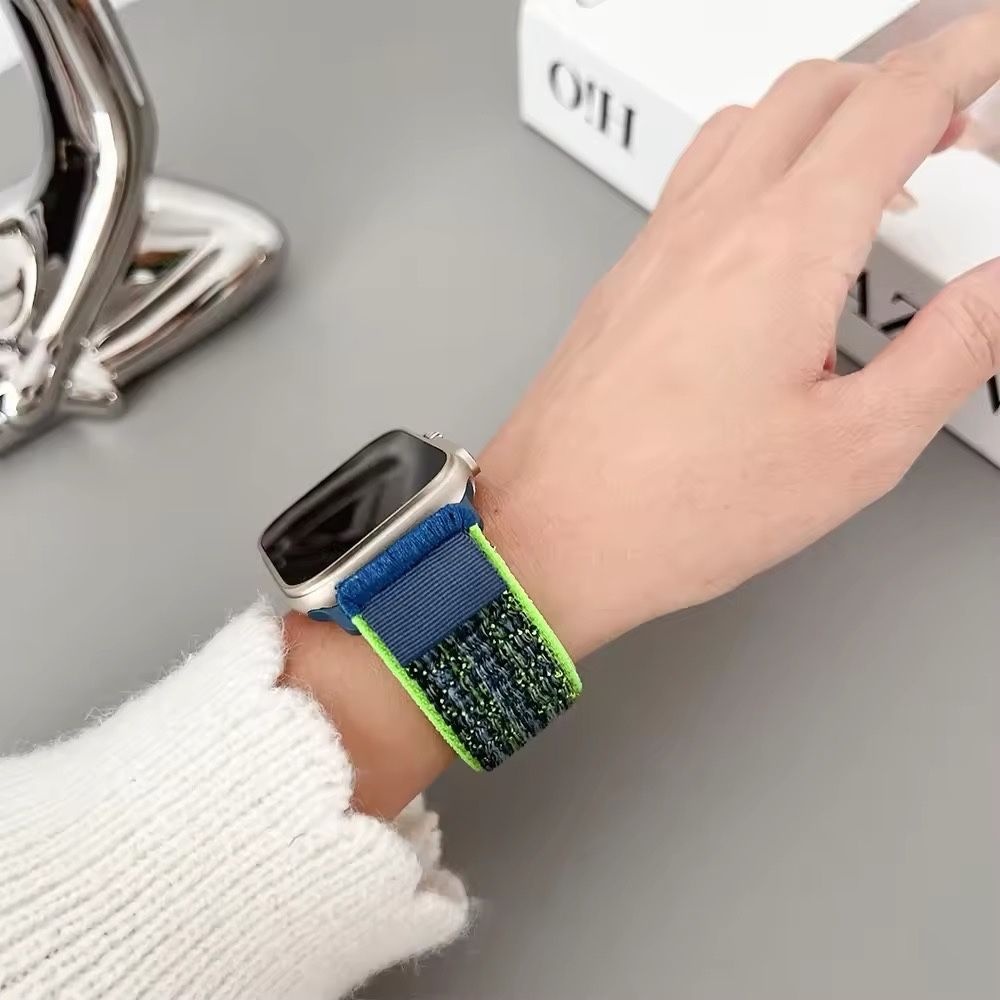 Текстилни каишки с велкро Nylon Recycled за Apple Watch ULTRA/SE/10/9
