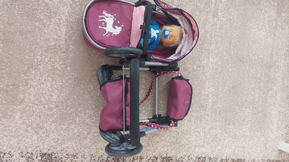 Cărucior pt păppusă și păpușă ciciobello