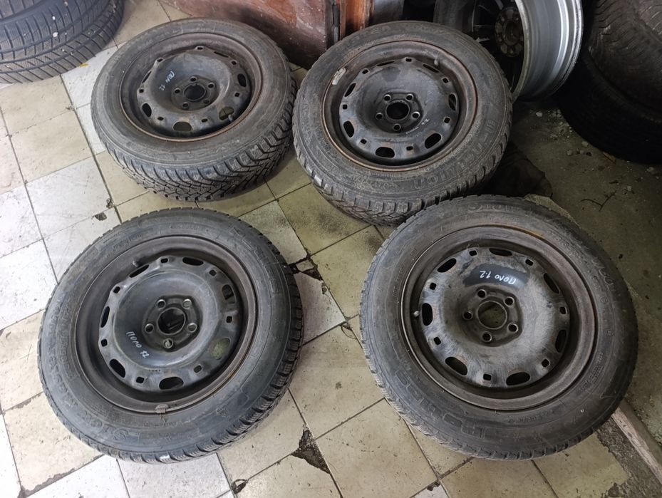 Продавам джанти с гуми 5х100 14ки