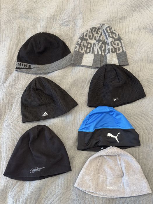 Шапка в ассортименте  nike puma оригинал каспи рассрочка!