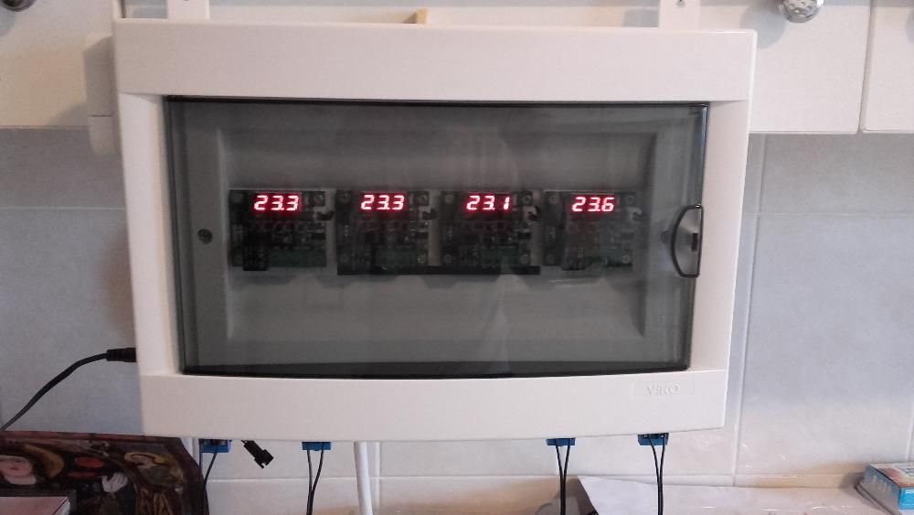 Avertizor sonor si supraveghere temperatura centrala pe lemne