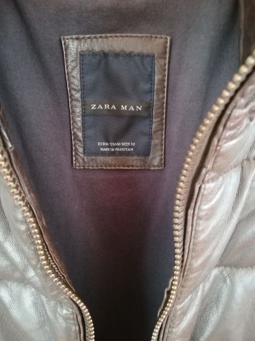 Geaca piele bărbați Zara Man M