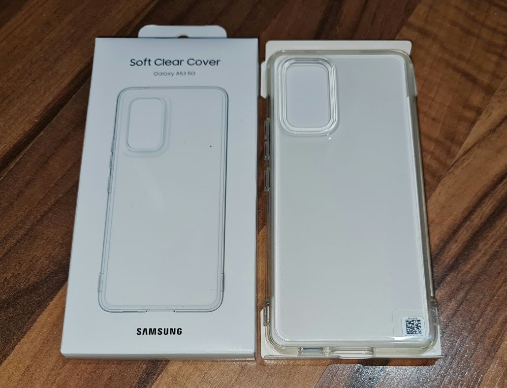 Husa silicon originala Samsung Soft Clear Cover Galaxy A53 5G A536