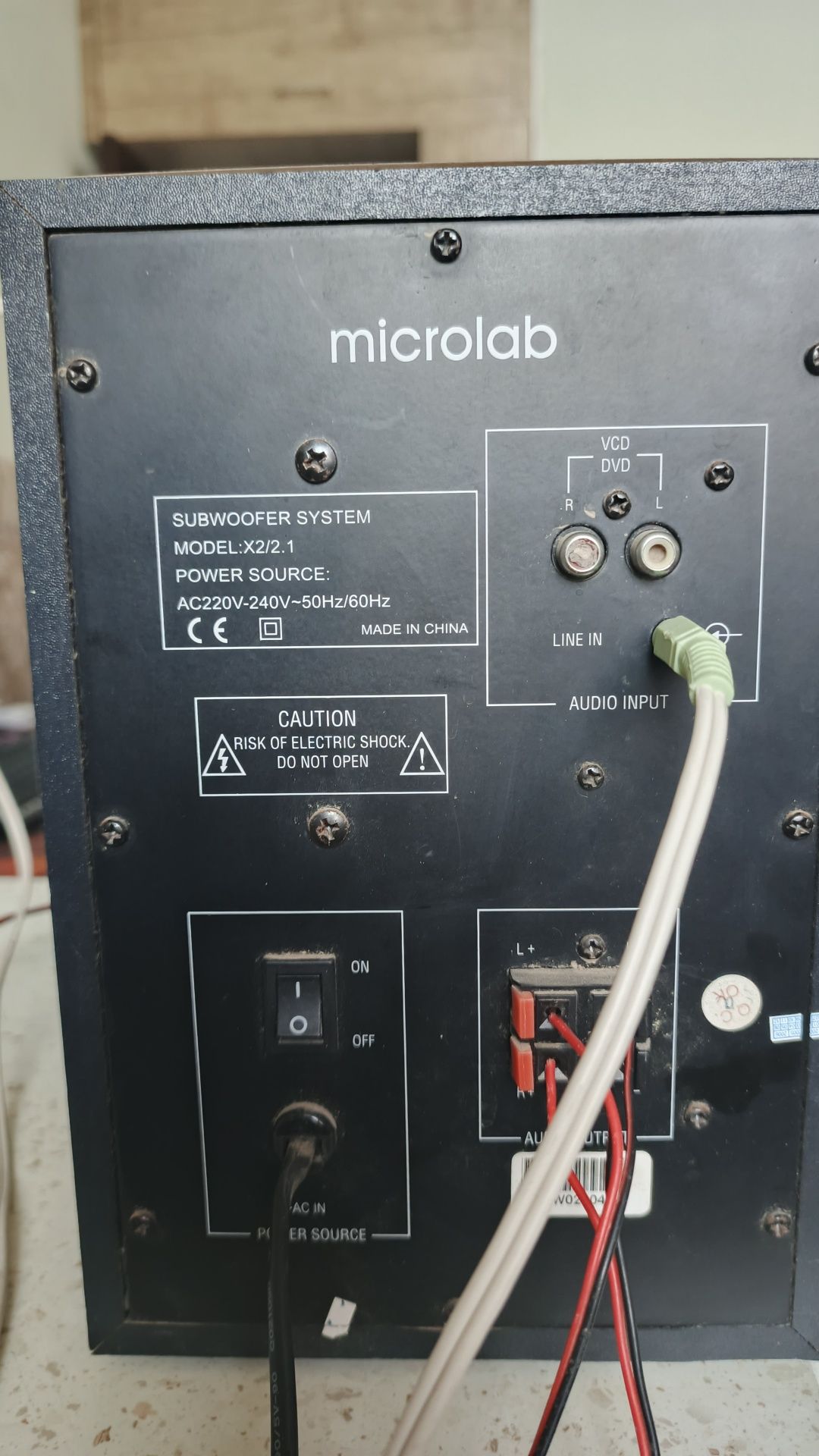 Микролаб X2 сабвуфер 2.1