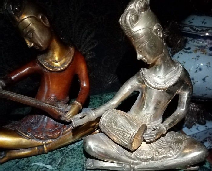 Sculpturi deosebite din bronz Art-Deco