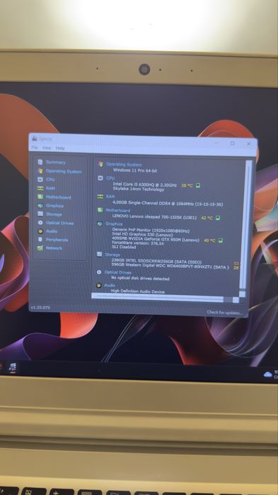 Laptop lenovo ideapad 700