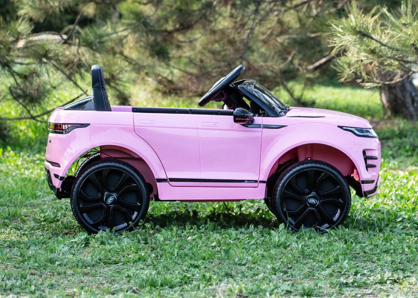 Masinuta electrica Range Rover 4x4 140W 12V, scaun tapitat, roti MOI
