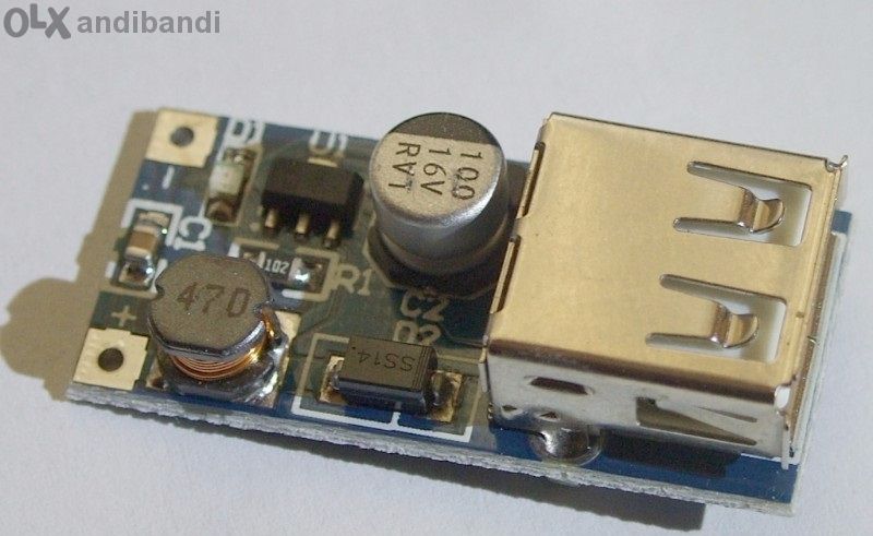 Бързо зарядно Fast  Преобразувател Dc-dc Step-up 0.9v->5v usb зарядно