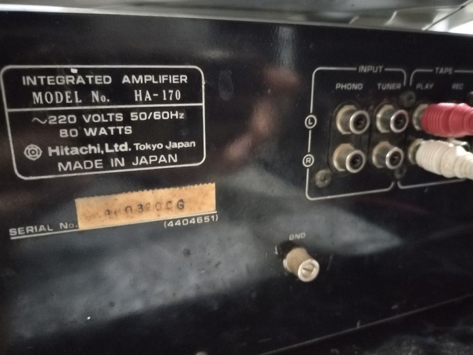 Amplificator Hitachi HA-170 stereo hi fi