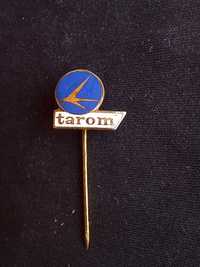 insignă/pin TAROM (tip 1), veche, pentru colecționari