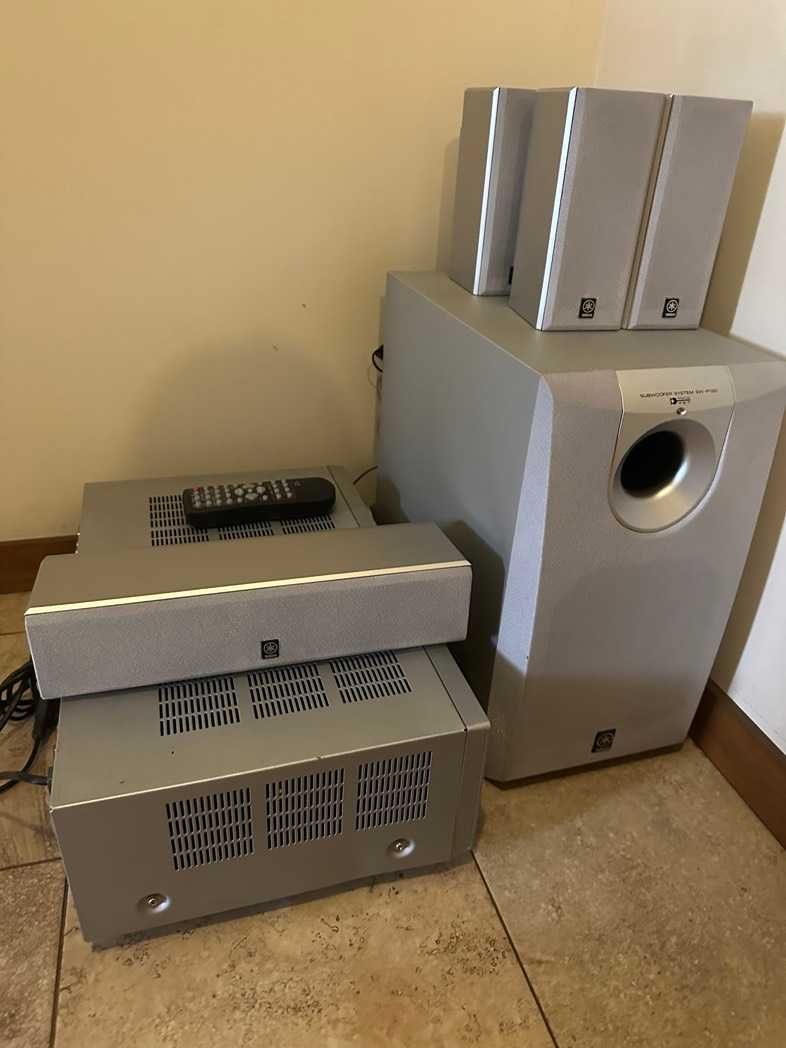 Усилвател YAMAHA HTR 5930 Subwoofer и Surround колони SW P130 DTS
