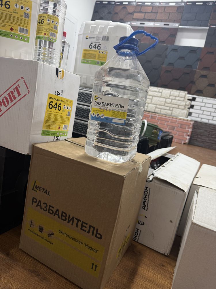Разбавитель ва 646 растворительлар улгуржи нархларда ишлаб чикарувчида