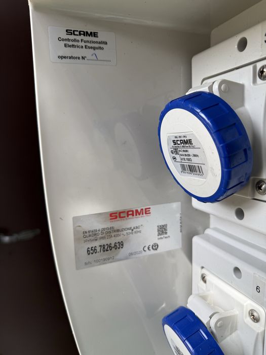 Tablou electric organizare santier scame