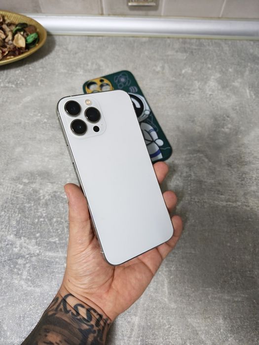 iPhone 13 Pro Max Silver 96%Bat totul original liber retea