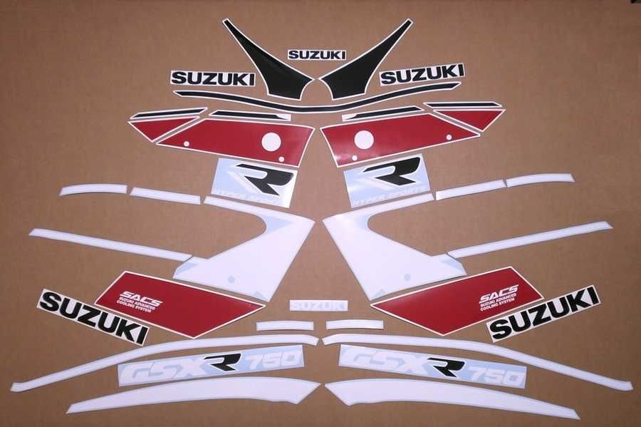 Стикери Сузуки 750 GSXR 1990-1993г. Suzuki ГСXР лепенки графики 1992