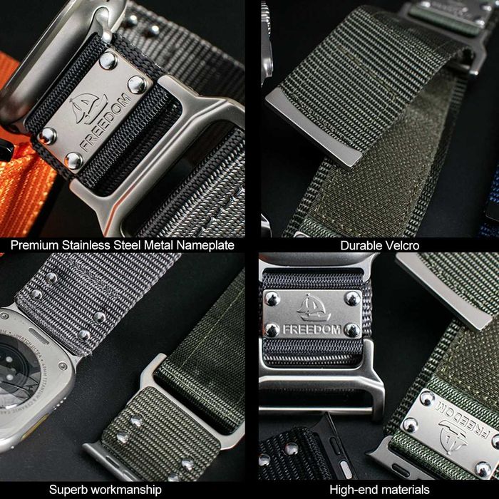 Широка текстилна каишка FREEDOM band за Apple Watch ULTRA/SE/11/10/9/8