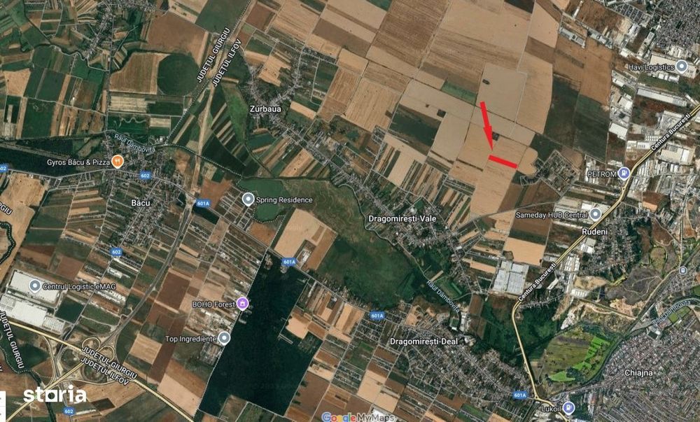 Teren 10.000 mp – Dragomiresti Vale, Ilfov