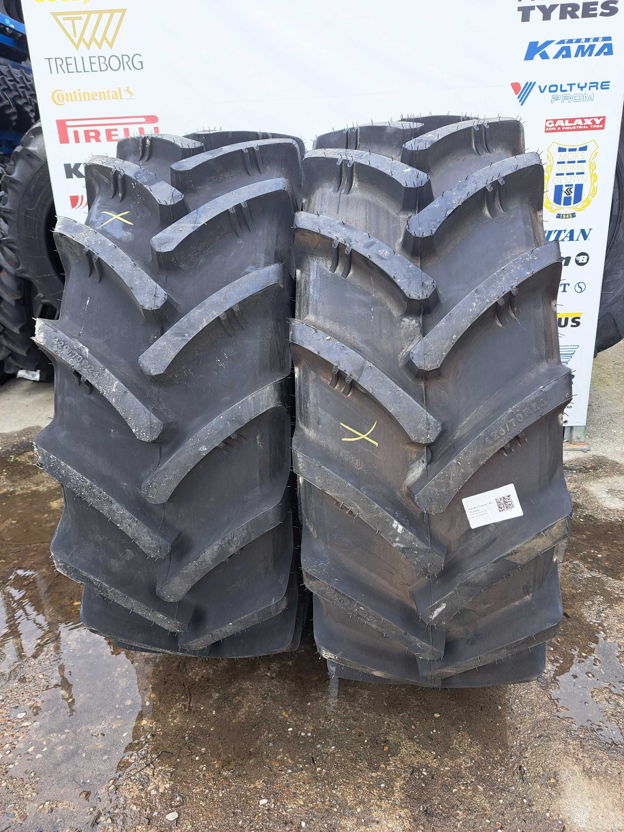 Cauciucuri radiale 420/70 R24 ASCENSO anvelope noi tractor fata