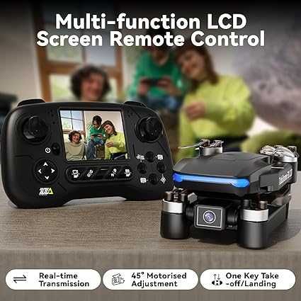 Toladrone TD31LCD Drone cu cameră pentru adulți, Ecran LCD