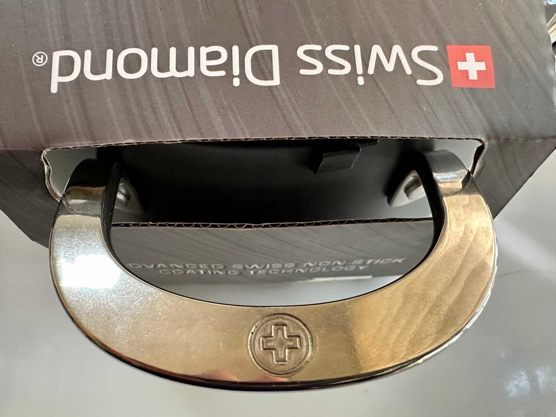 готварска тенджера Swiss Diamond 24 см, твърдо анодизирана