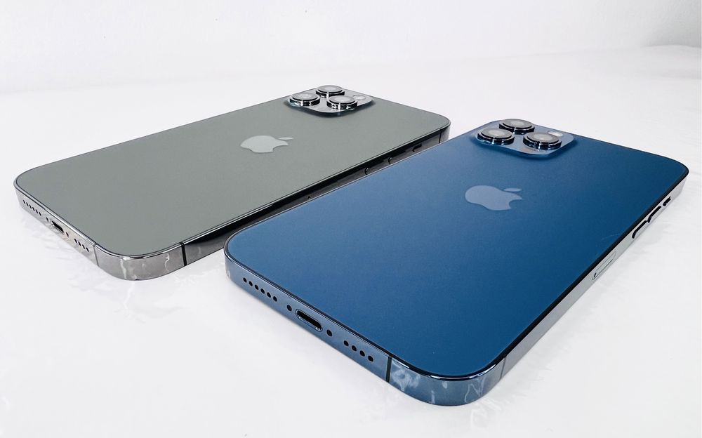 Apple iPhone 12 Pro Max 256GB Blue / Graphite 100% Батерия! Гаранция!