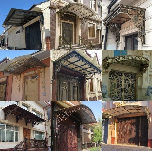 Темир дарвозалар казирок навес ришотка
