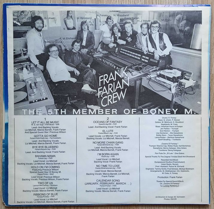 dis vinil LP Boney M. - Oceans Of Fantasy (1979) Gatefold