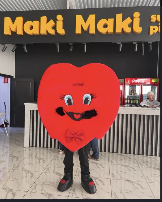 Ростовая кукла «Сердце» / Костюм для рекламы, праздников