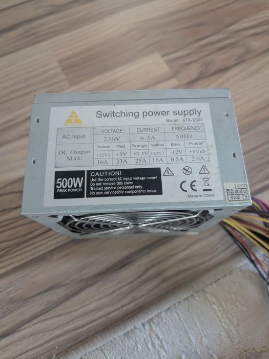 Комплект DDR 4, кулер и блок питания