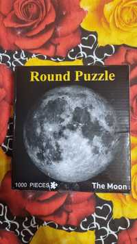 Puzzle rotund Luna 1000 piese nou