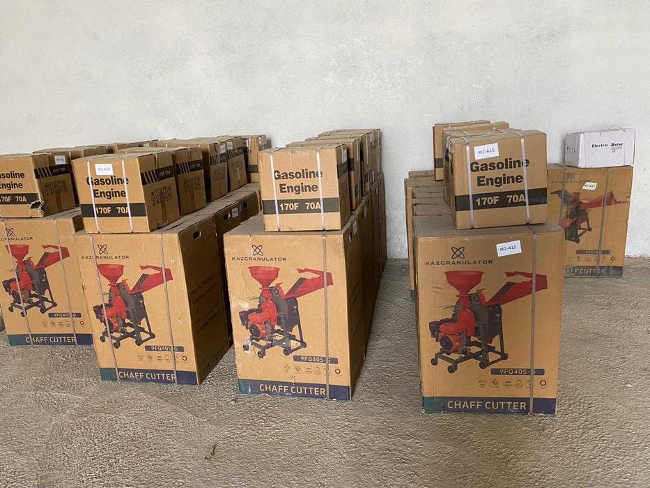 ГРАНУЛЯТОР, Кормодробилка 100кг в ч Электрический мотор и бензиновый