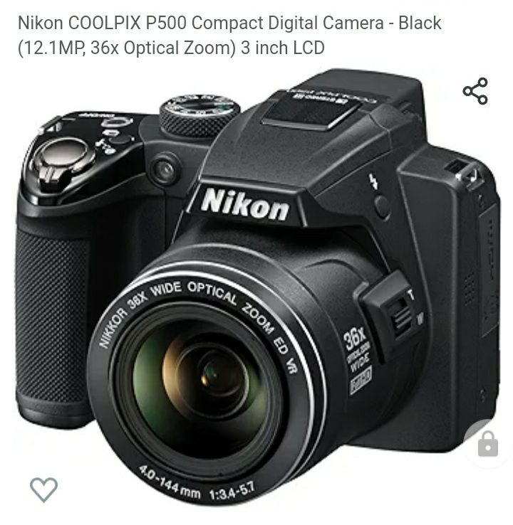 Nikon p500 fotoapparat
