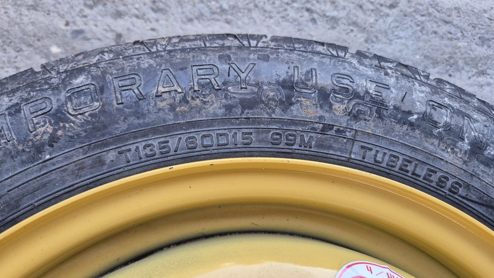 Резервна гума /ПАТЕРИЦА/ Honda 5/114.3 Хонда 5x114.3