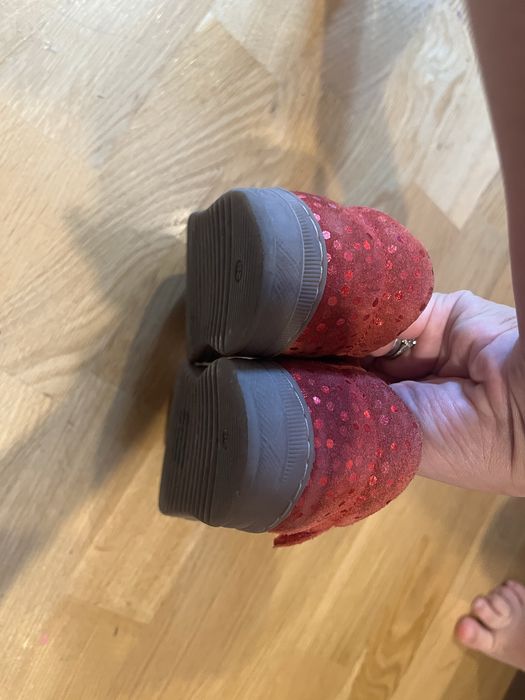 Balerini Rosii de piele nr 29