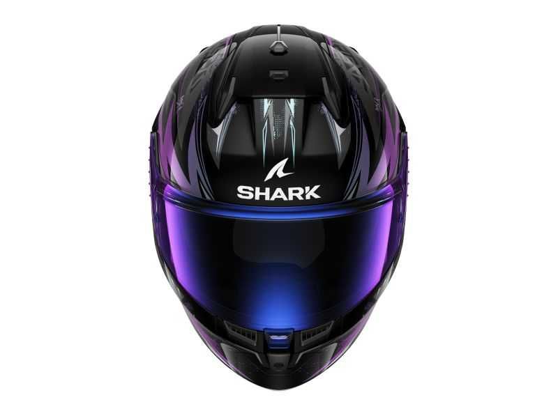 Mото  Каска SHARK D-SKWAL 3 R-BLAST VIOLET,очила,плака,подбрадник