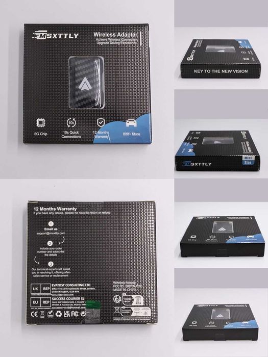 Адаптер 3в1 Безжичен CarPlay Android Auto + Мултимедия