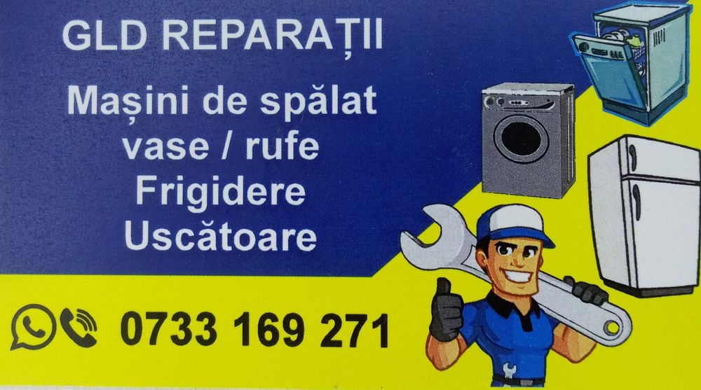 Reparatii electrocasnice, masini de spalat vase, rufe, uscatoare, etc